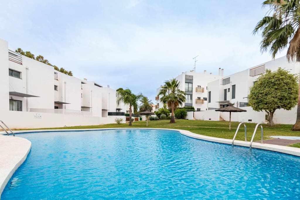 Apartamento Moderno Tranquilo Con Piscina Y Jardin デニア エクステリア 写真